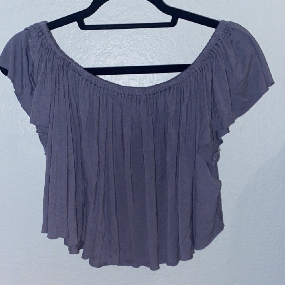 Forever 21 blue-grey top